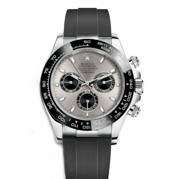 Reloj Daytona Esfera Gris Plata Super Clon