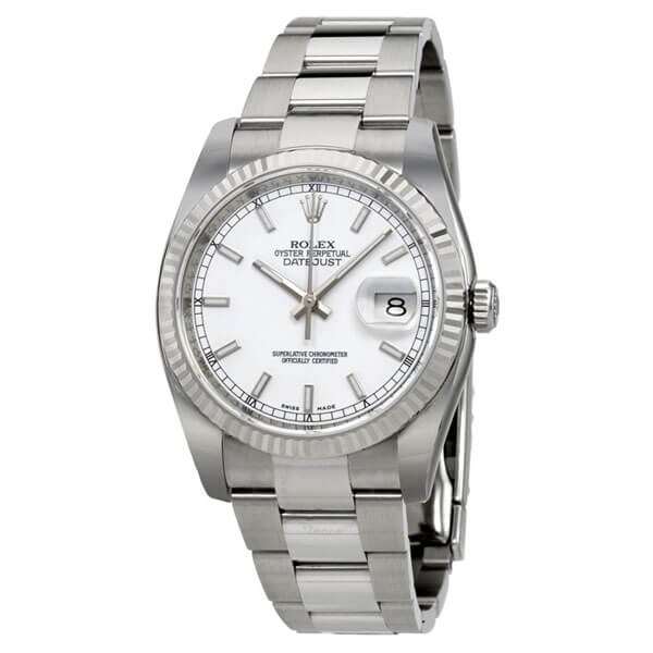 replica reloj dayjust blanco superclon