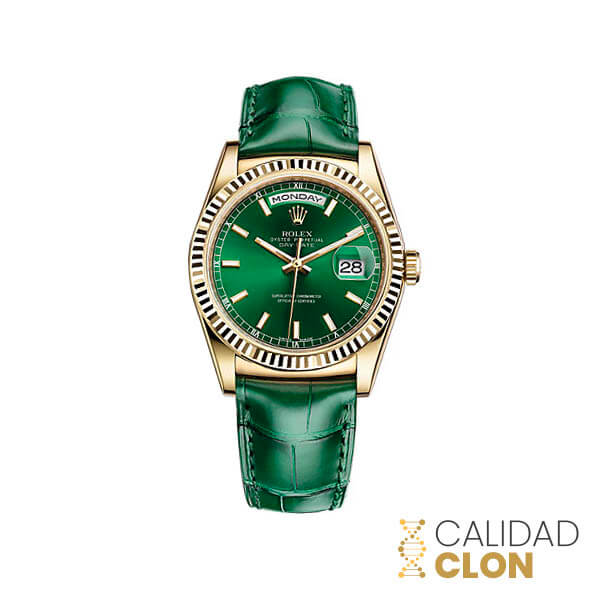 clon rolex dat date verde