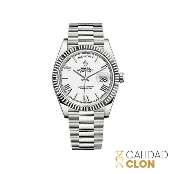 clon rolex day date plata