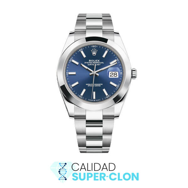 calidad superclon relox rolex azul