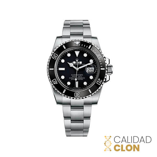 clon rolex submariner negro