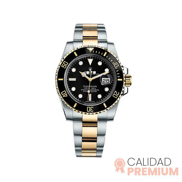 reproduccion premium submariner oro negro