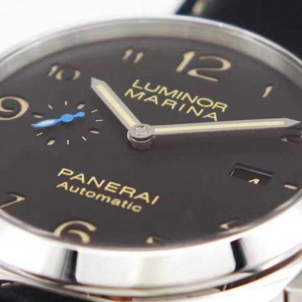 detalle replica panerai luminor negro