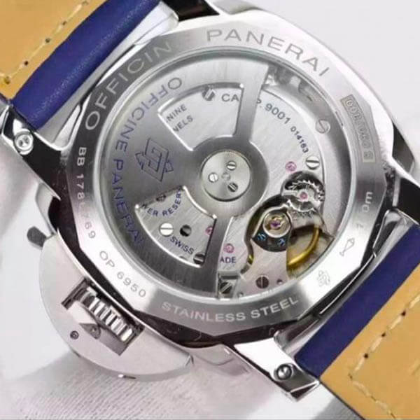 reloj panerai luminor azul maquinaria