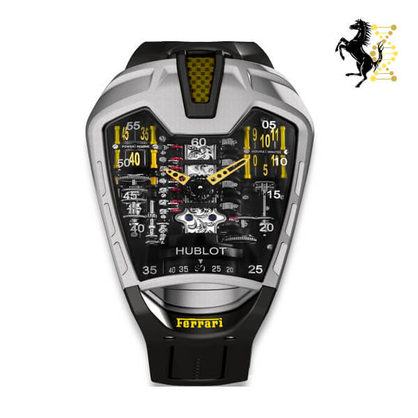 replica reloj hublot laferrari amarillo