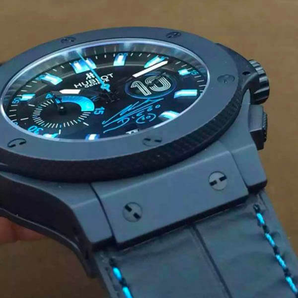 replica reloj hublot maradona detalle