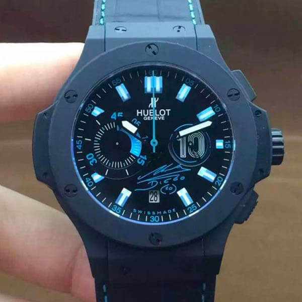 replica reloj hublot maradona frente