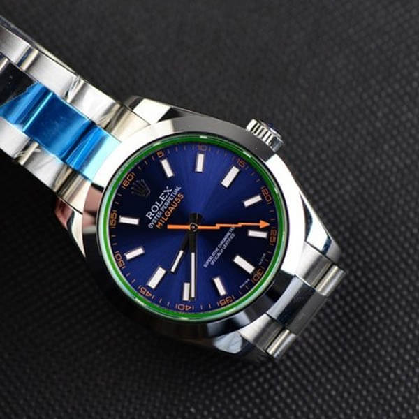 milgauss rolex blue replica