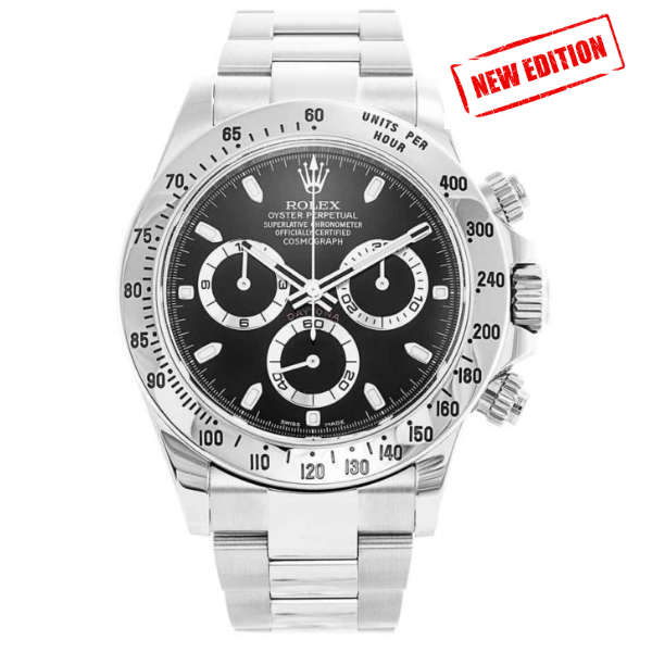 replica rolex daytona dial negro new edition