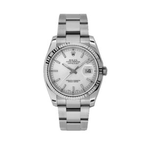 Datejust 116234 date just dial blanco